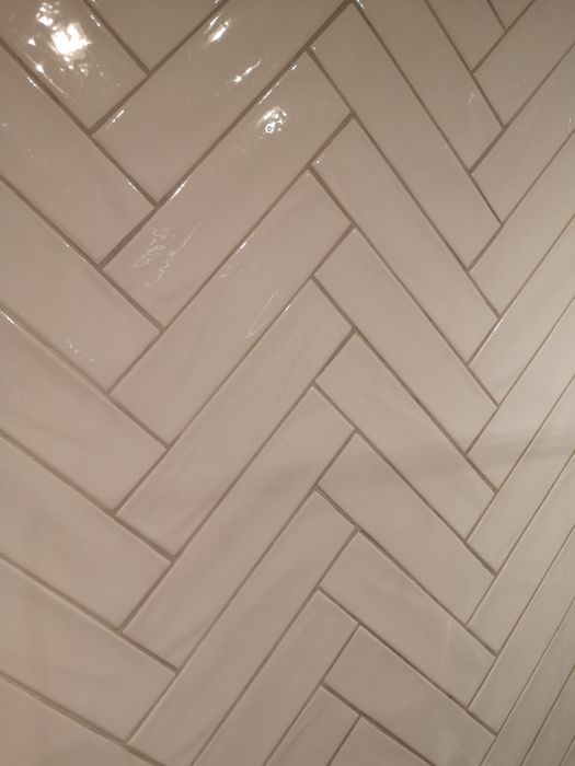 Płytki Settecento blanco 7x29cm białe A+, jodełka