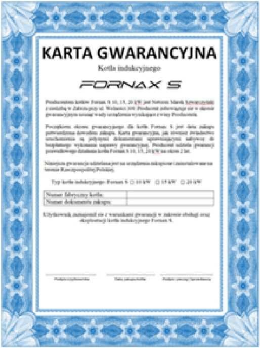 Kocioł indukcyjny Fornax 10 kW