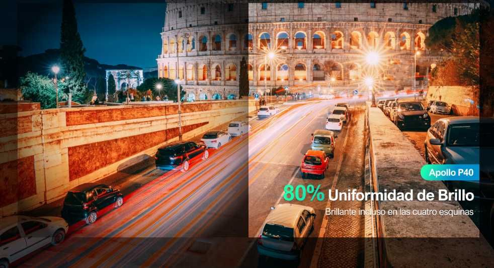 Projektor Full HD Ultimea ApolloP40 SMART TV Netflix WiFi 5G ZESTAW 4K