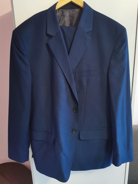 Garnitur Męski Bruno Zinger Slim rozmiar 170/60/108  granatowy.