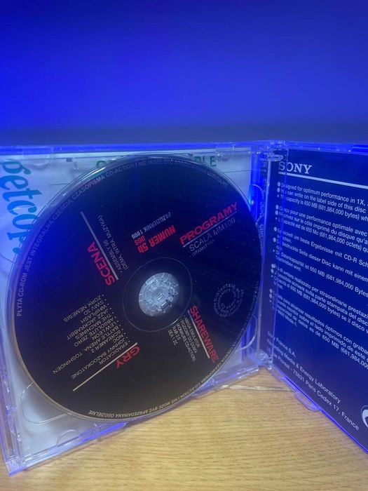 CD-Action 5/1996 nr 5 | Cover CD | retro PC | stara płyta z grami