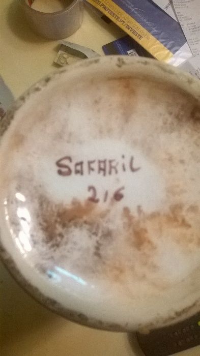 Jarra Safaril 30x40cm 1960/70 (para colecionadores)