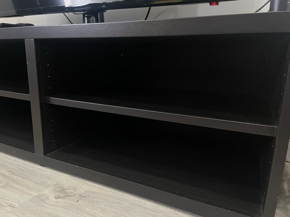 Estrutura Móvel de TV televisão IKEA BESTA preto castanho 120x40x38 cm