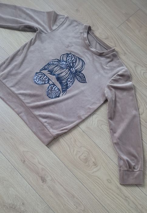 Bluza welurowa 158 cm