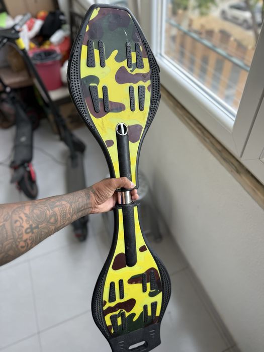 waveboard  Usado acende a luz nas rodas