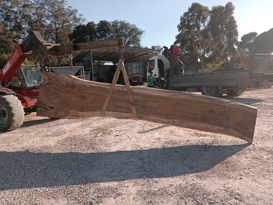 Mesa Teca tábua maciça  5mts