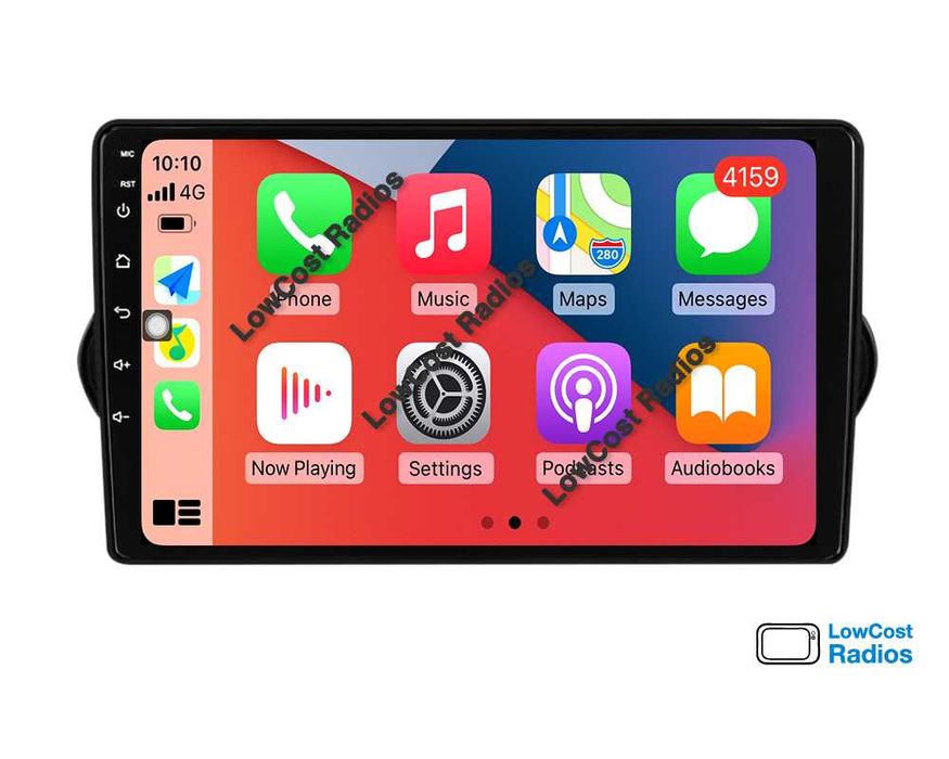 Auto Rádio 9' FIAT TIPO 2015 a 2018 | GPS ANDROID BT USB | CARPLAY • ANDROID AUTO