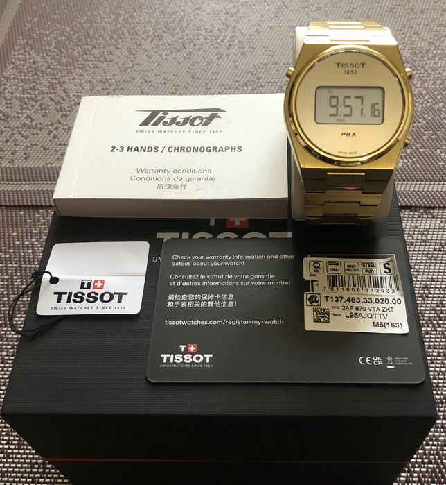 Часы Tissot PRX Digital Gold 40mm