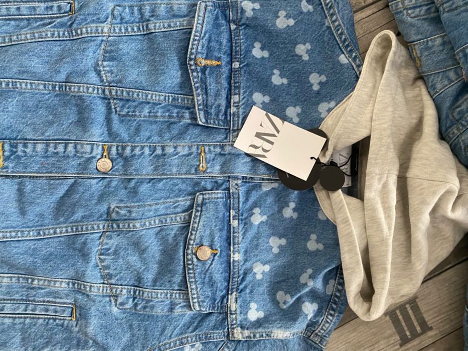 Джинсова куртка Zara 13-14 років в новому стані