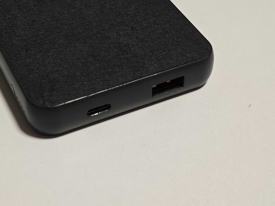 Портативний зарядний пристрій Power Bank Hama Fabric 10 10000 mAh Grey