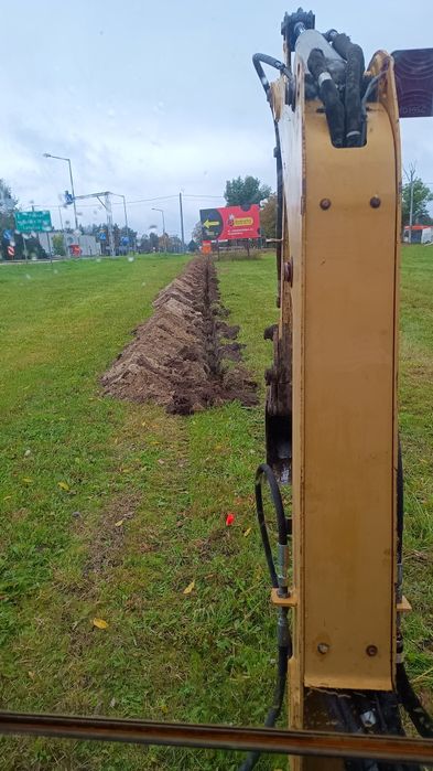 Usługi minikoparka koparka koparko ładowarka