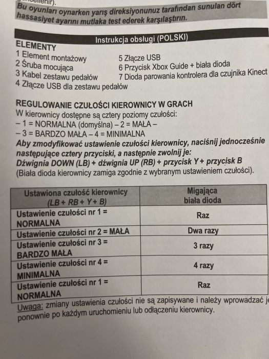 Kierownica Thrustmaster ferrari 458 spyder Xbox