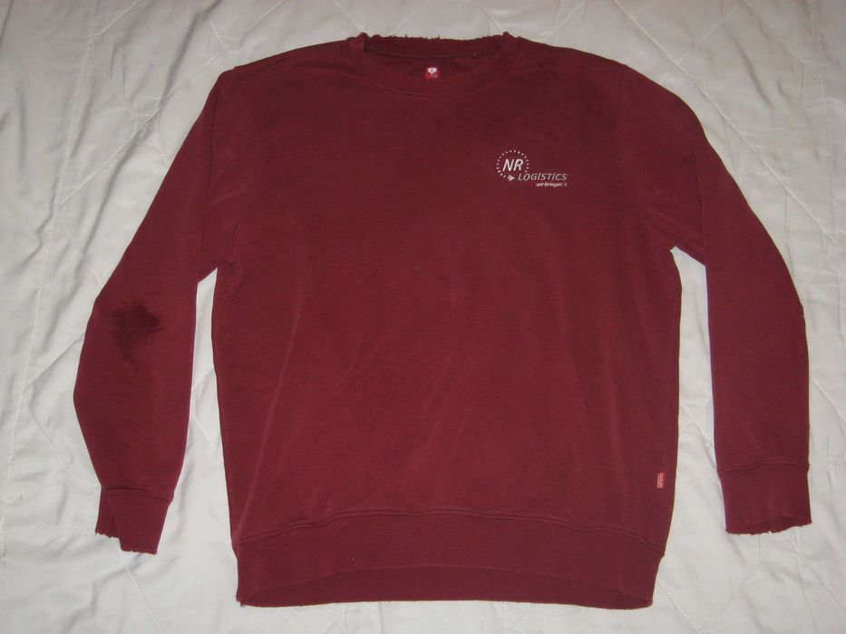 bluza robocza Engelbert Strauss bordowa duża XL