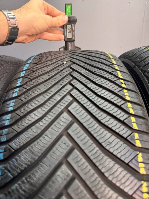 Шины БУ 225 55 R 17 Michelin alpin 7 Зима Комплект резина
