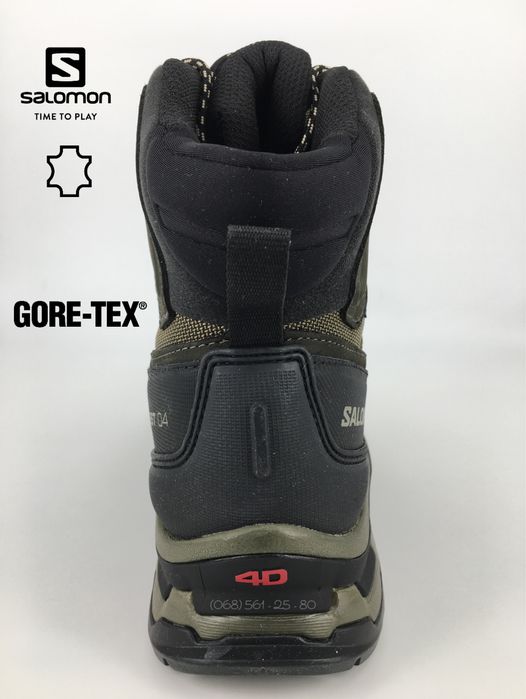 Мужские кожаные ботинки берцы Salomon QUEST 4 GTX 41 1/3 оригинал