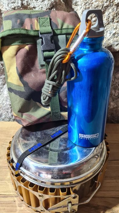 Survival Set outdoor flask kerosene cooker burner SIGG al