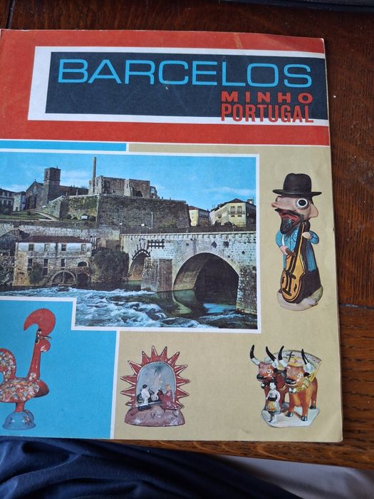 Barcelos folheto turistico antigo Rosa Ramalho