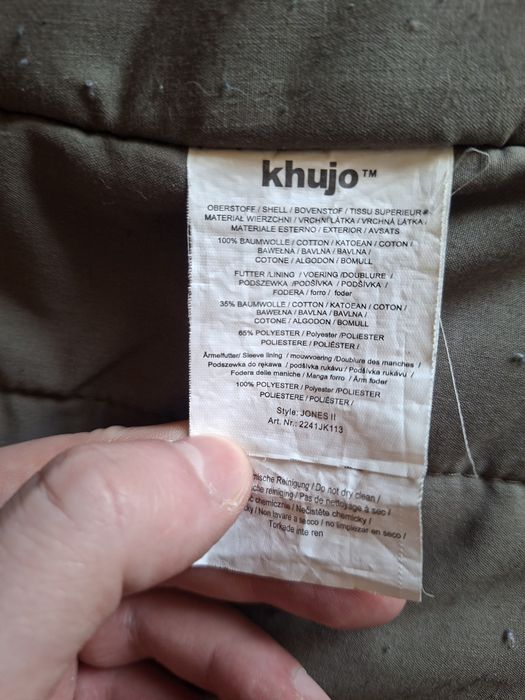 Khaki Kurtka Zimowa Khujo, rozmiar L