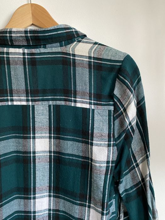 Camisa xadrez tons verde Primark