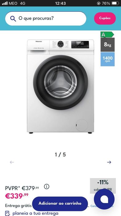 Máquina de lavar roupas 2 anos de garantia