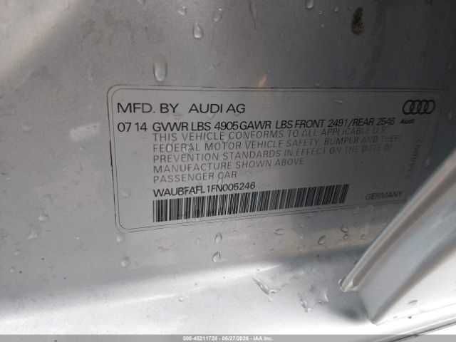 Audi A4 2.0t Premium 2015
