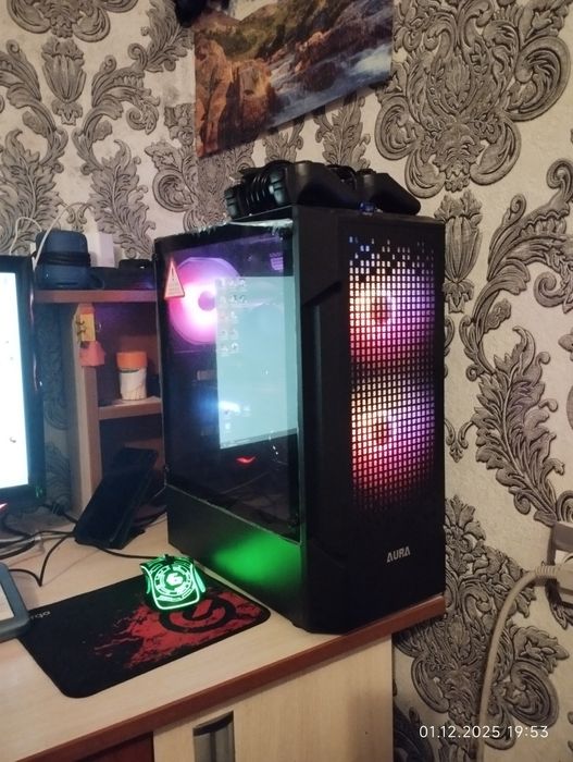 Ігровий комплект ПК i7/32GB/RX580 + Монітор 23" + Мишка + Клавіатура