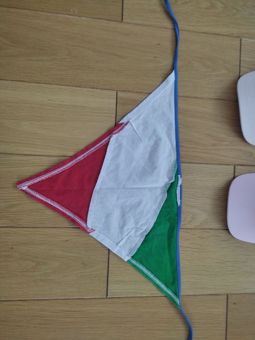 2xczapka z daszkiem rozm 52+ chustka