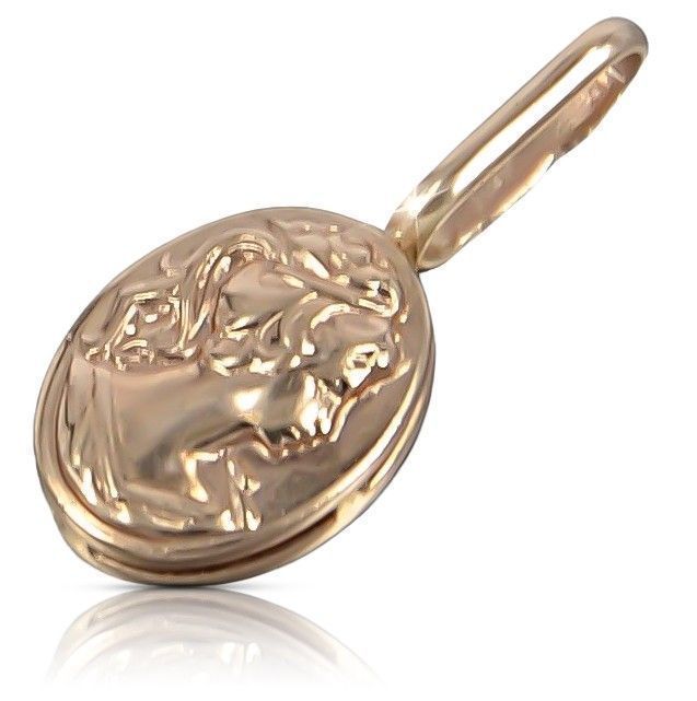 Złoto wisiorek radzieckie 14k  Vintage zawieszka Kamea vpn007 Wrocław