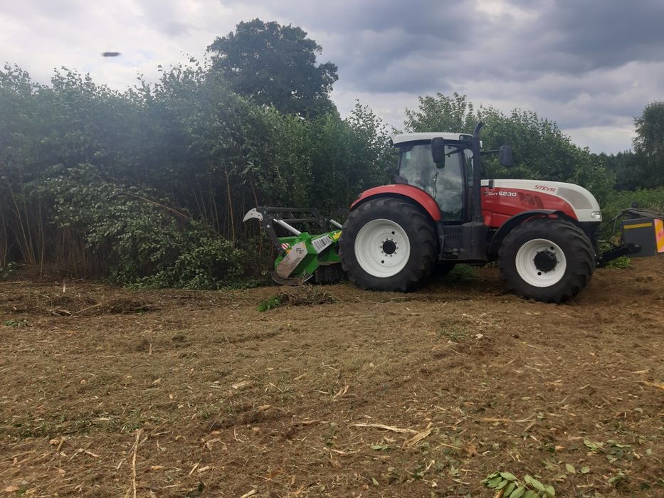 Mulczer  wgłębny i powierzchowny leśny  mulczowanie oczyszczanie dział