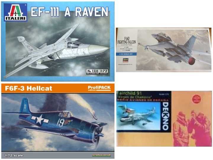 Kits 1/72 Aviões Americanos