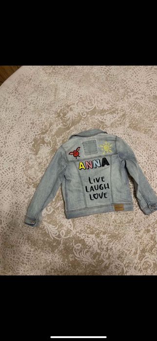 Джинсова куртка 7/8 років , ми носили довше