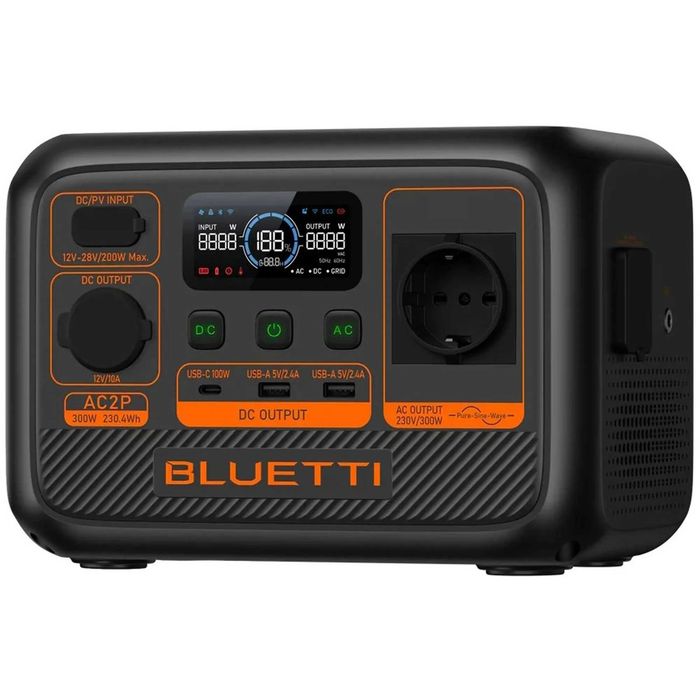 НОВА. Зарядна станція Bluetti AC2P (300W / 230.4Wh) LiFePO4. Гарантія АЛЛО 5 років