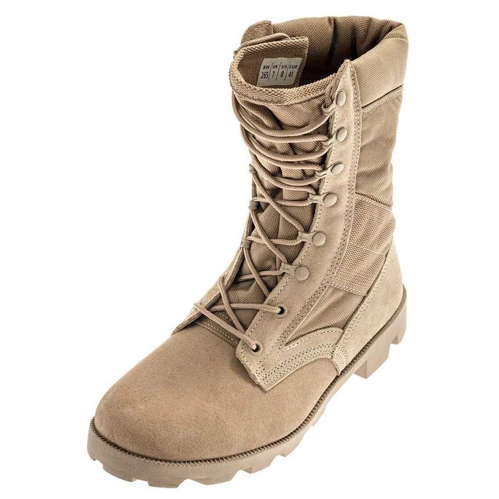 Берці весна-літо JUNGLE US KHAKI SPEED LACE Cordura Desert Mil-Tec