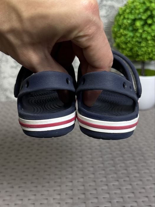 Crocs кроксы сандали C7 24 размер детские синие