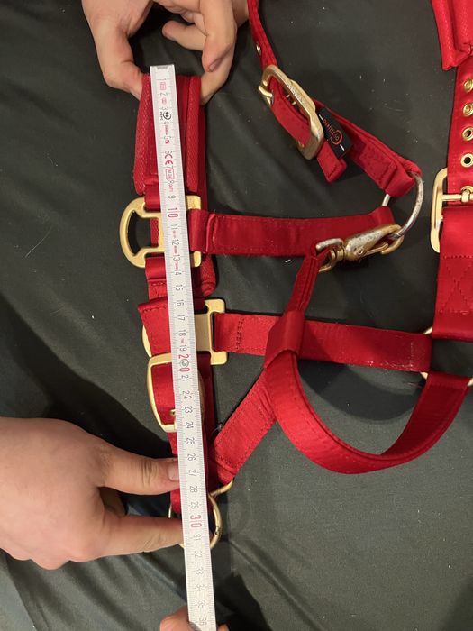 Kantar dla konia czerwony  nowy