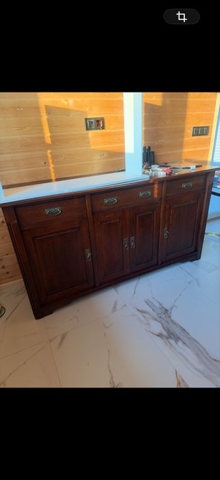 Komoda lity dąb promocja Holandia okucia drewno