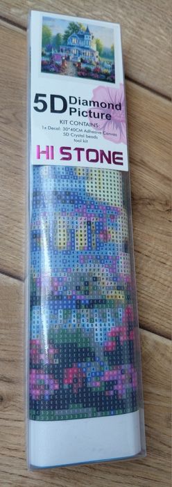 Haft diamentowy obraz pałac