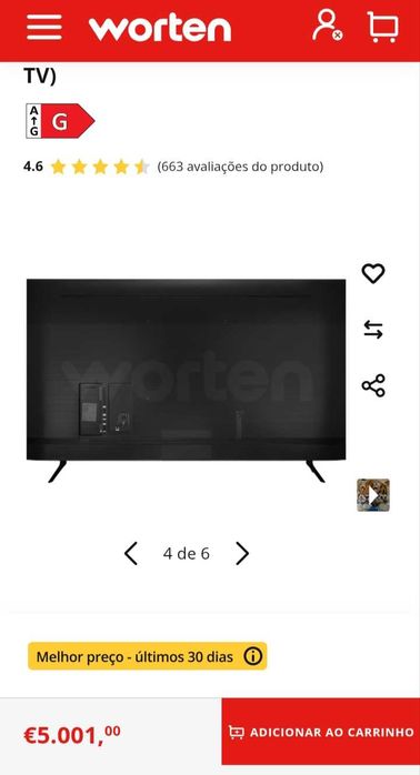 Smart TV Samsung 75 polegadas456526569103042560