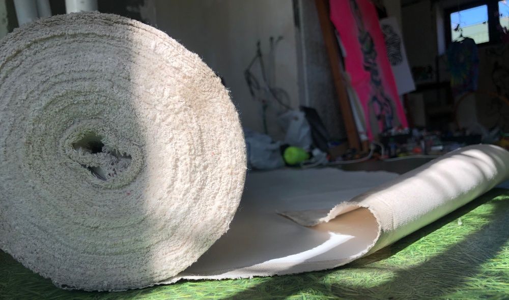 ґрунтоване полотно шириною 220 см. Канва на відріз