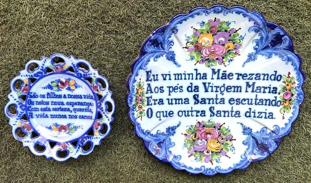 Pratos falantes, loiça tradicional de Alcobaça