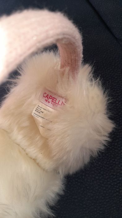 Czapki nauszniki 134 dziewczynka