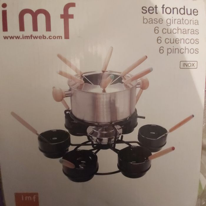 Set Fondue com base giratória