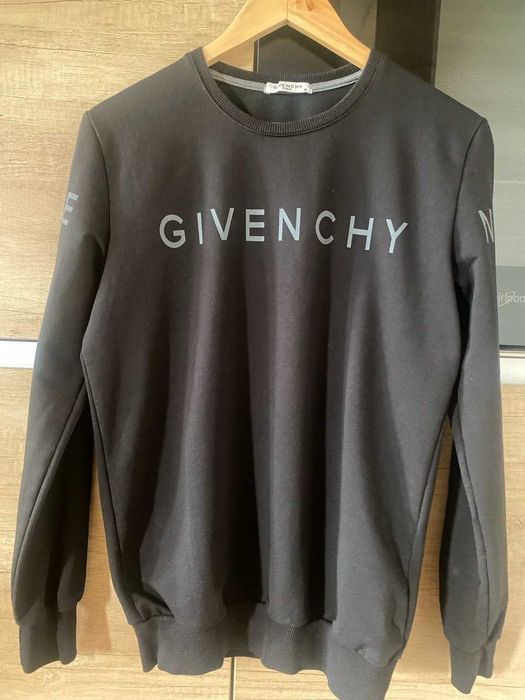 Стильний чорний світшот givenchy paris (m) — унісекс