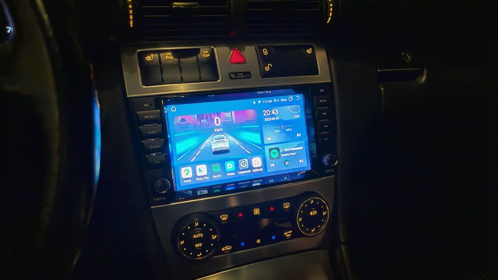 Radio z Androidem 6/64GB -bezprzewodowe CarPlay/Android Auto W203/W209