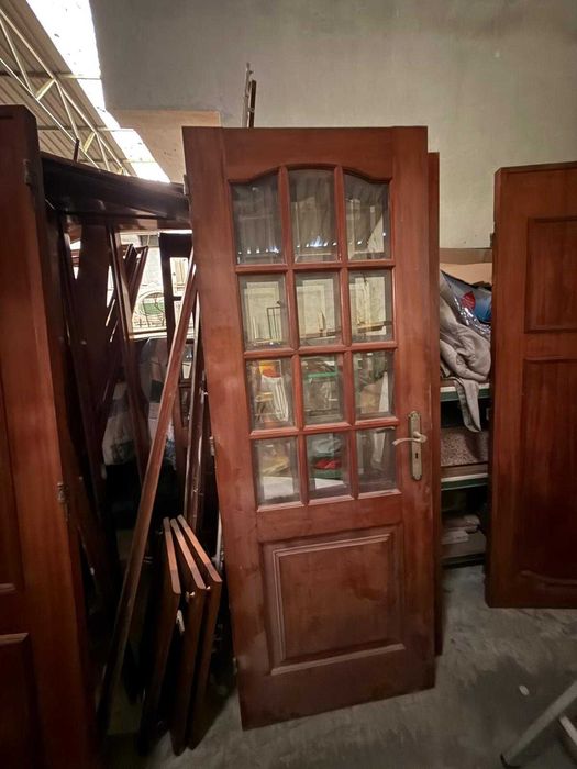 Solid Interior Door – Complete Set (Frame + Hardware)450668121315102722