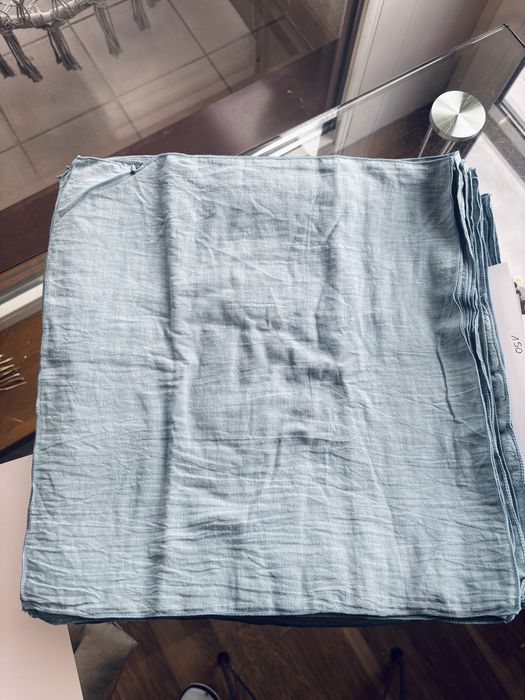 2.99zł/szt Serwetki materiałowe niebieskie dusty blue 130szt GRATIS