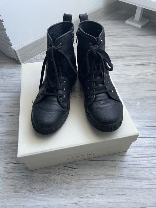 Skórzane botki Lasocki Young r.37