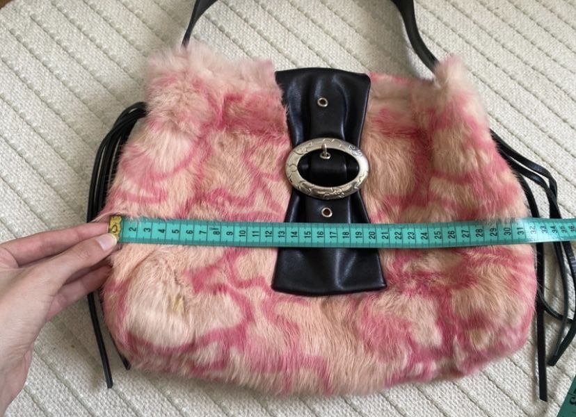 Bolsa Tous de pelo e couro genuíno vintage