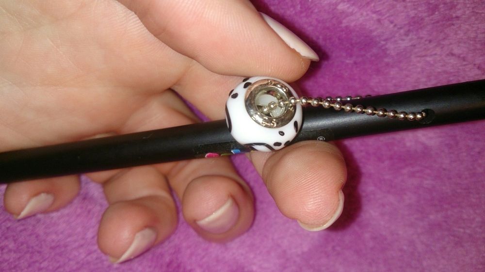 Ołówek, zawieszka Pandora srebro próba 925, biżuteria