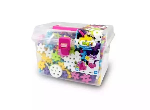 Klocki Meli Basic Constructor Pink Travel Box 500 Elementów. Meli
